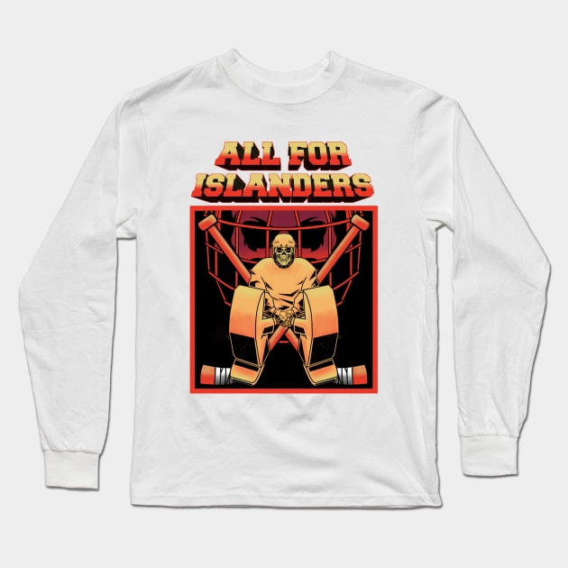 ALL FOR ISLANDERS Long Sleeve T-Shirt by BURN444